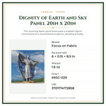 Product Specifications – Dignity of Earth and Sky Panel 20in x 20in