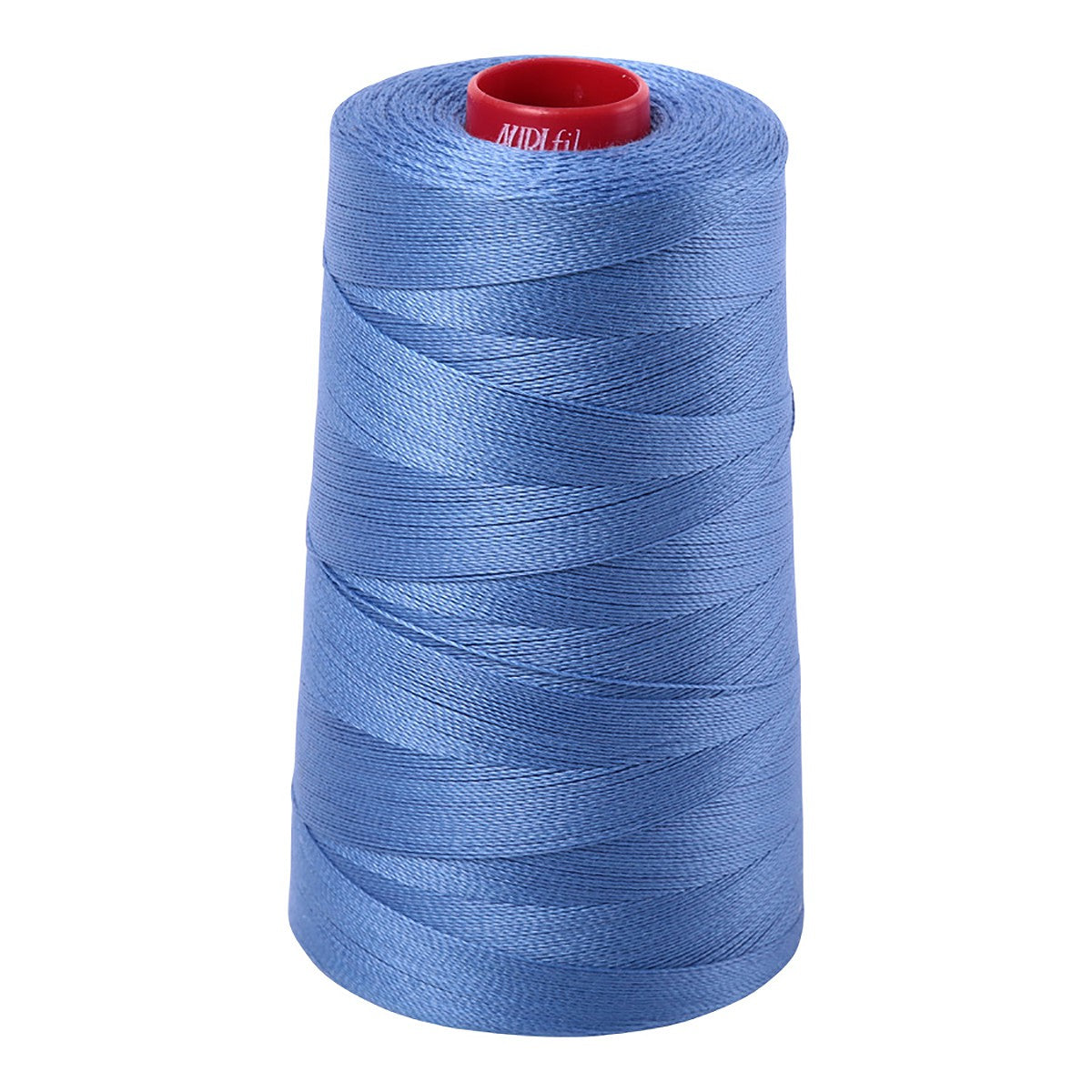Mako Cotton Embroidery Thread 12wt 1931yds Light Blue Violet