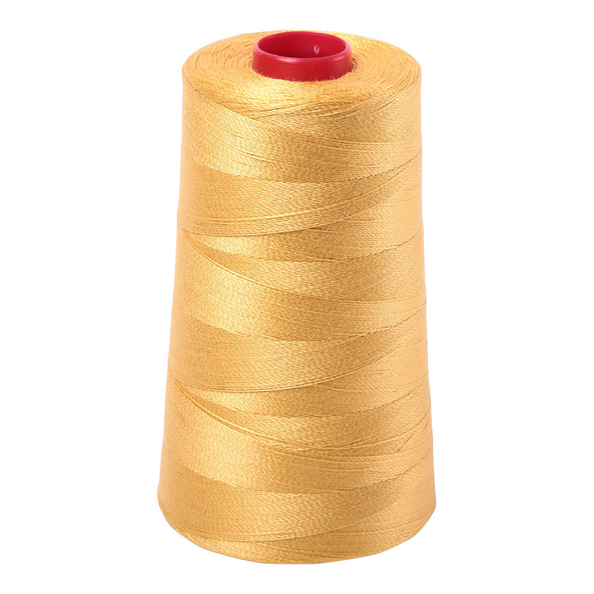 Mako Cotton Embroidery Thread Solid 12wt 1931yds Spun Gold