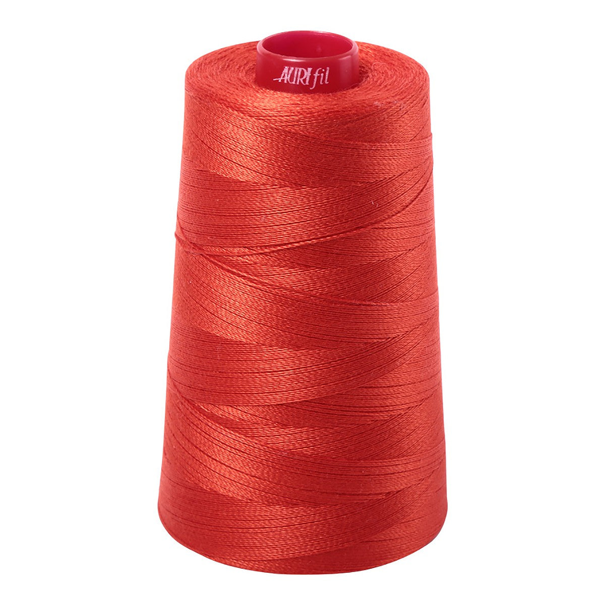 Mako Cotton Embroidery Thread 12wt 1931yds Red Orange