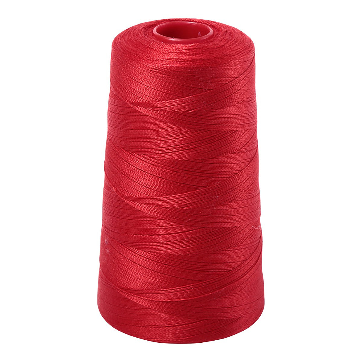 Mako Cotton Embroidery Thread Solid 12wt 1931yds Lobster Red
