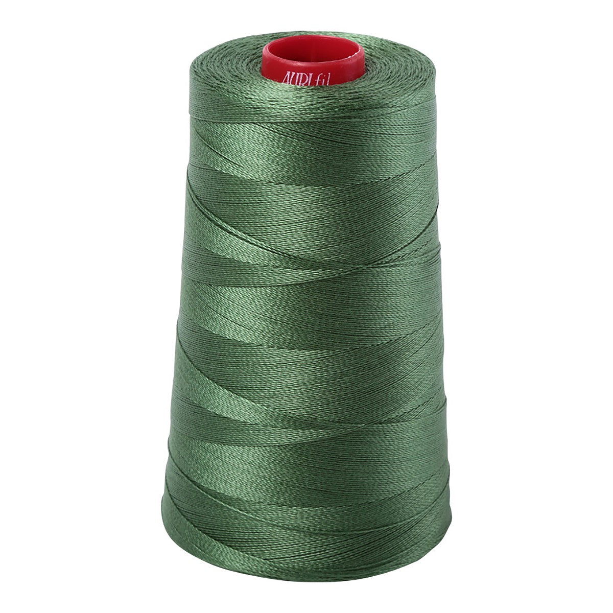Mako Cotton Embroidery Thread 12wt 1931yds Very Dark Grass Green