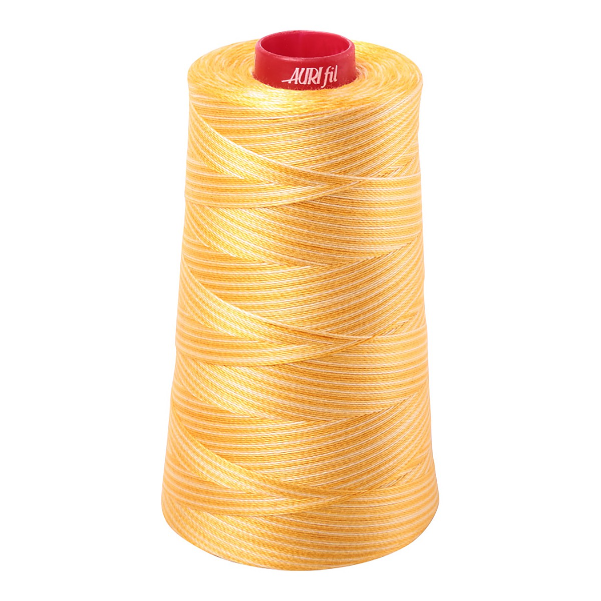 Mako Cotton Embroidery Thread 12wt 1931yd Variegated Golden Glow