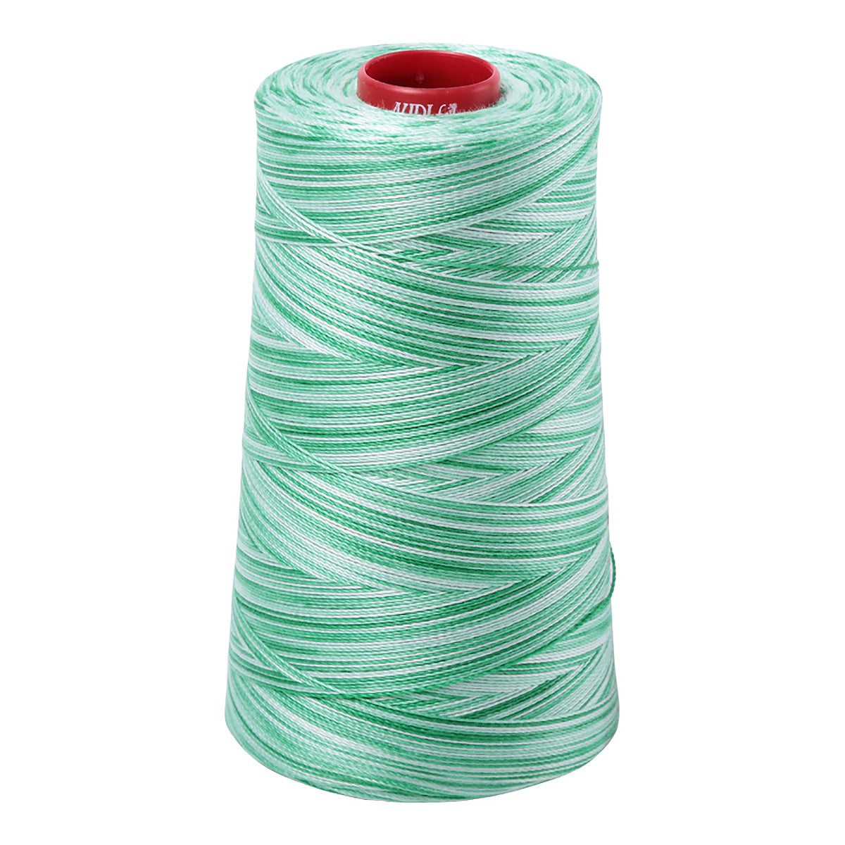 Mako Cotton Embroidery Thread 12wt 1931yd Variegated Mint Julep