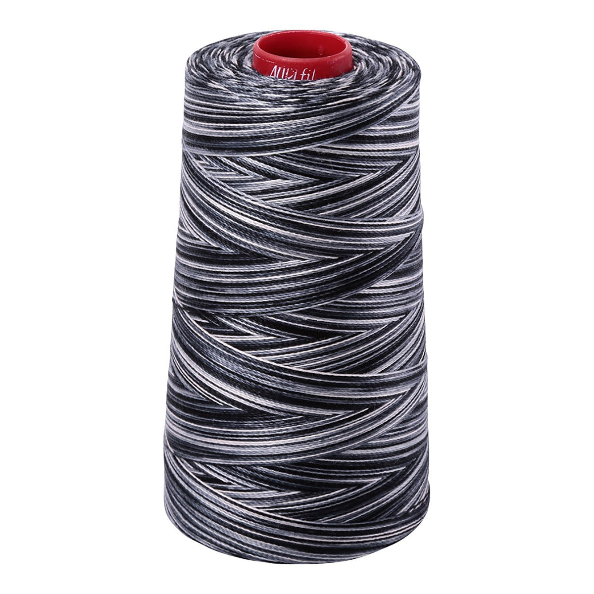 Mako Cotton Embroidery Thread 12wt 1931yd Variegated Graphite