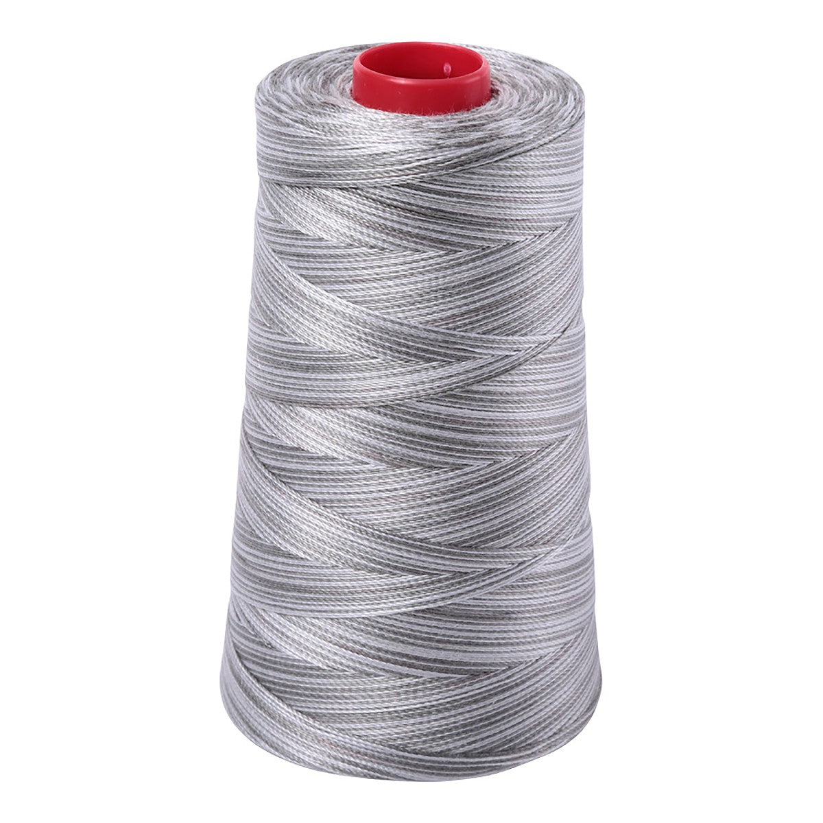 Mako Cotton Embroidery Thread Variegated 12wt 1931yds Silver Fox
