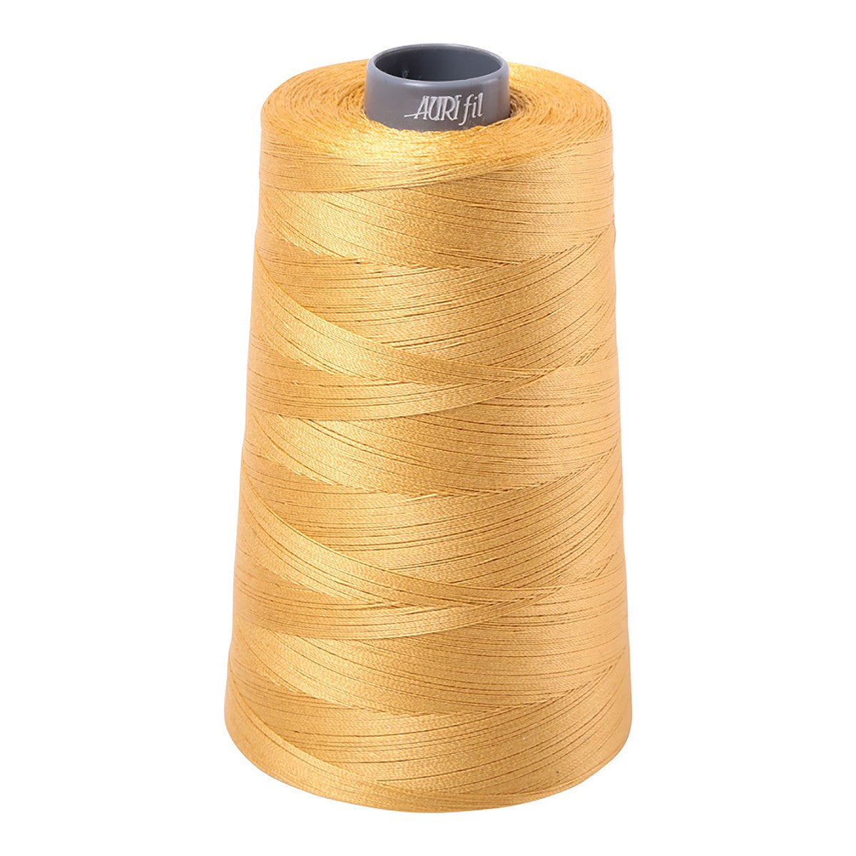 Mako Cotton Embroidery Thread Solid 28wt 3609yds Spun Gold