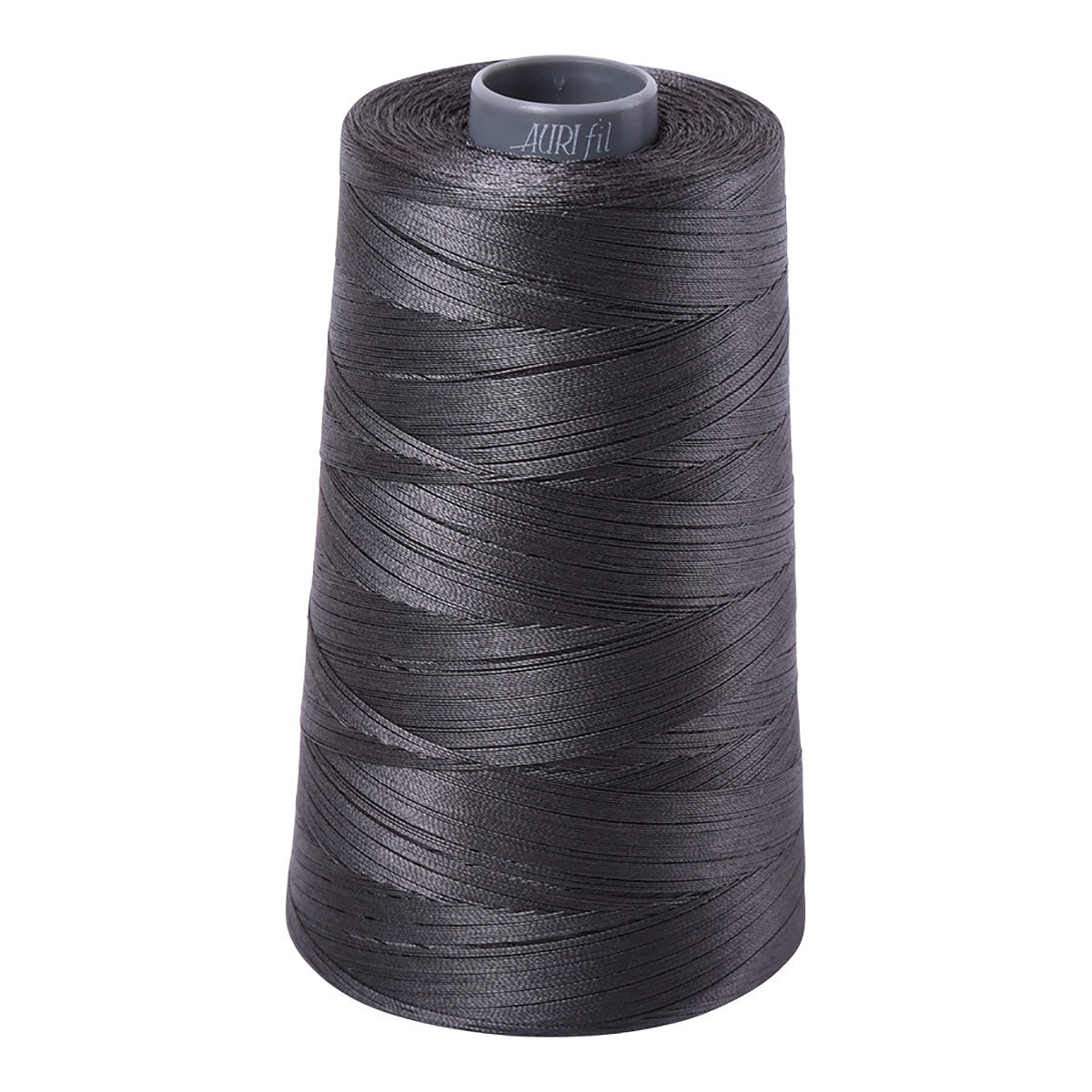 Mako Cotton Embroidery Thread Solid 28wt 3609yds Dark Pewter