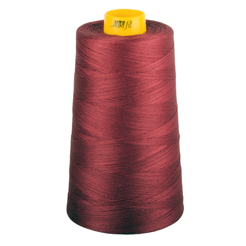Mako Cotton 3-ply Longarm Thread 40wt 3280yds Burgundy