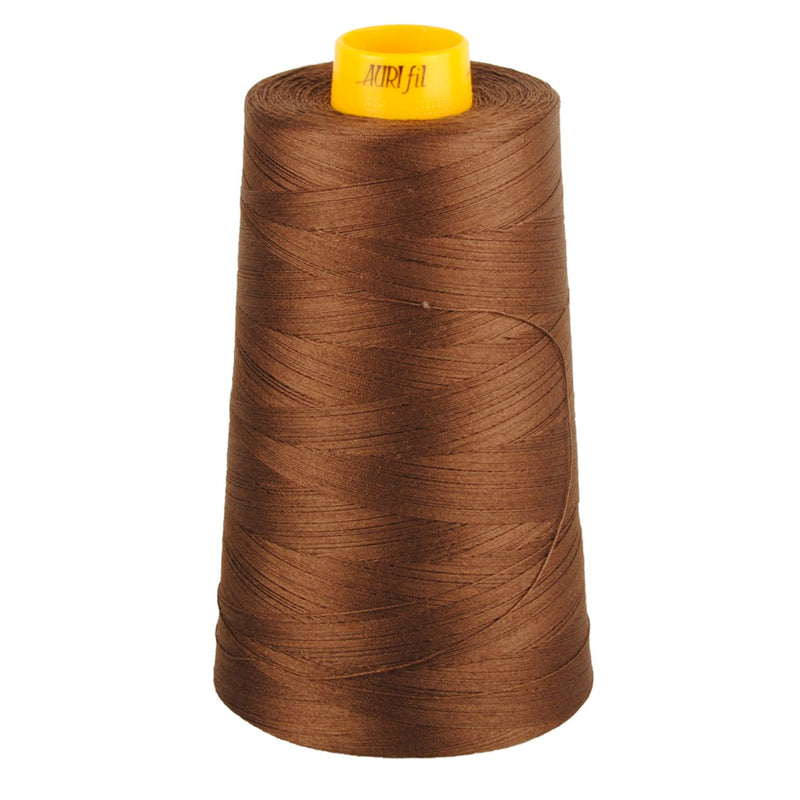 Mako Cotton 3-ply Longarm Thread 40wt 3280yds Medium Bark