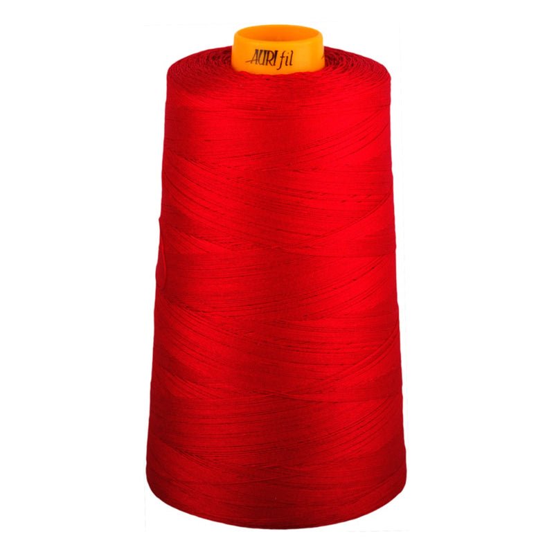 Mako Cotton 3-ply Longarm Thread 40wt 3280yds Red