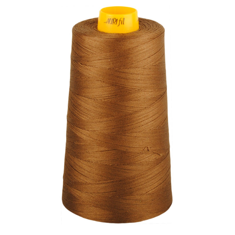 Mako Cotton 3-ply Longarm Thread 40wt 3280yds Dark Antique Gold