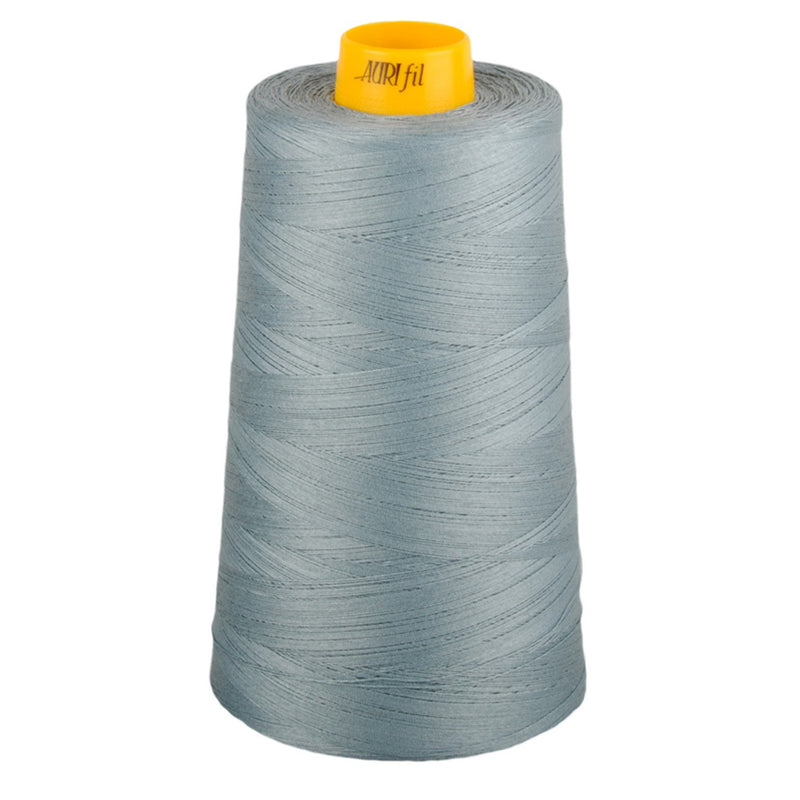 Mako Cotton 3-ply Longarm Thread 40wt 3280yds Light Blue Grey