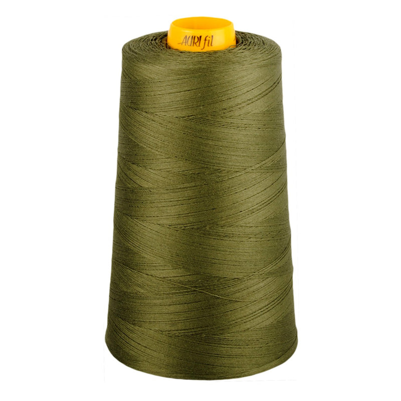 Mako Cotton 3-ply Longarm Thread 40wt 3280yds Army Green