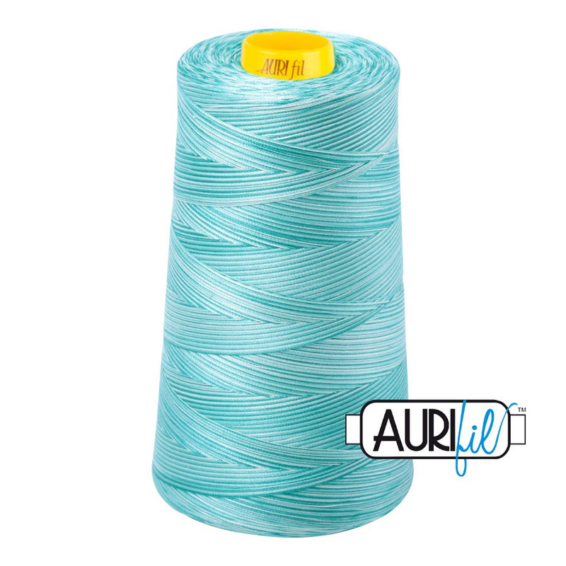 Mako Cotton 3-ply Longarm Thead 40wt 3280yds Turquoise Foam