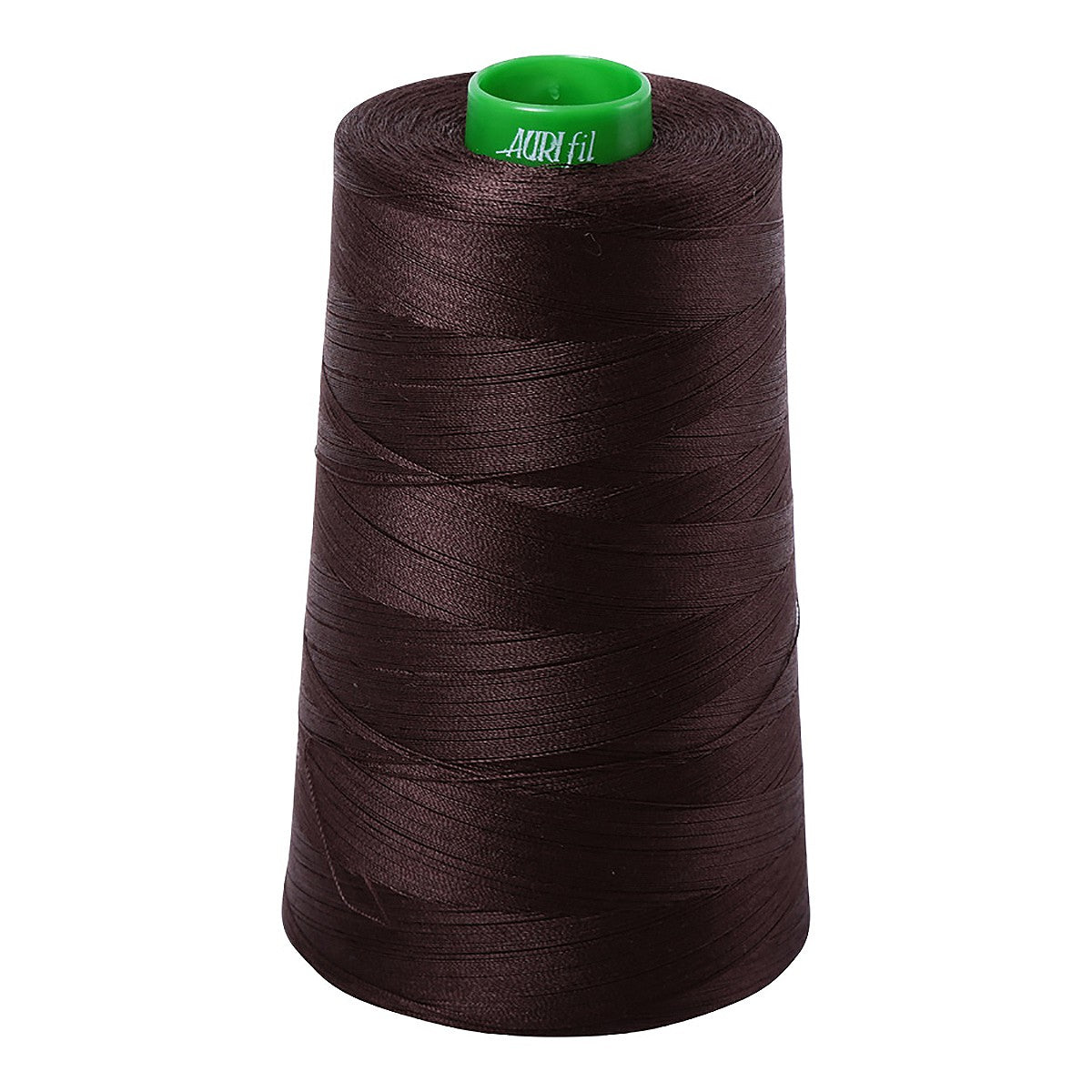 Mako Cotton Embroidery Thread 40wt 5140yds Very Dark Bark