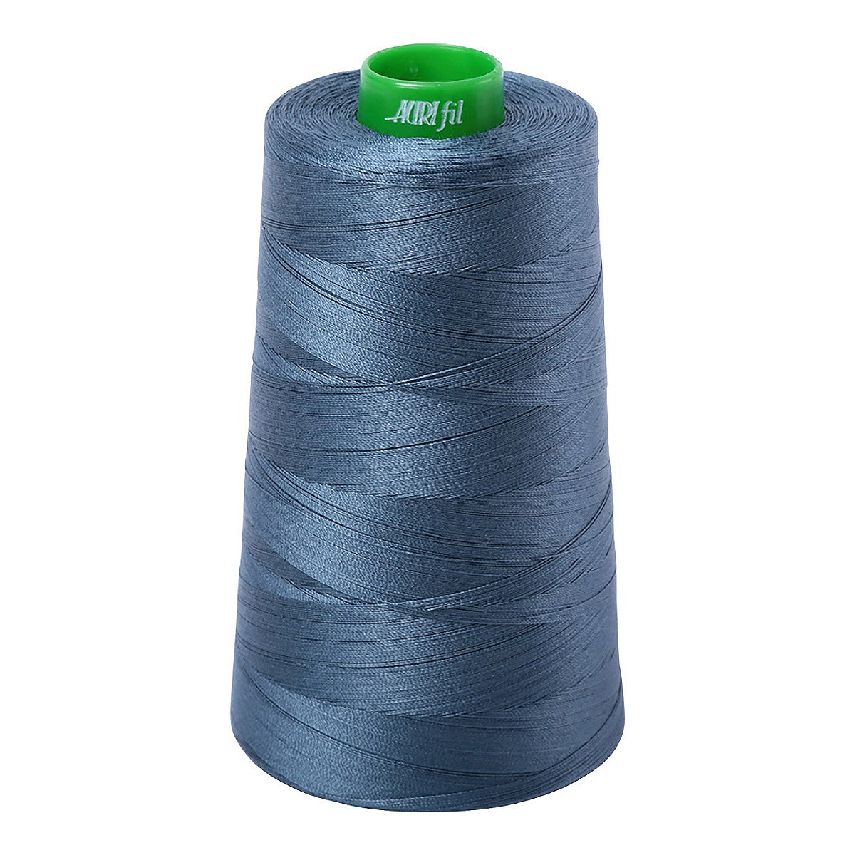 Mako Cotton Embroidery Thread 40wt 5140yds Medium Blue Grey