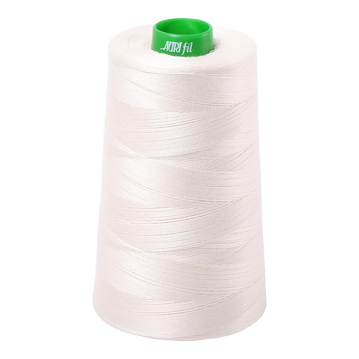 Mako Cotton Embroidery Thread Solid 40wt 5140yds Chalk