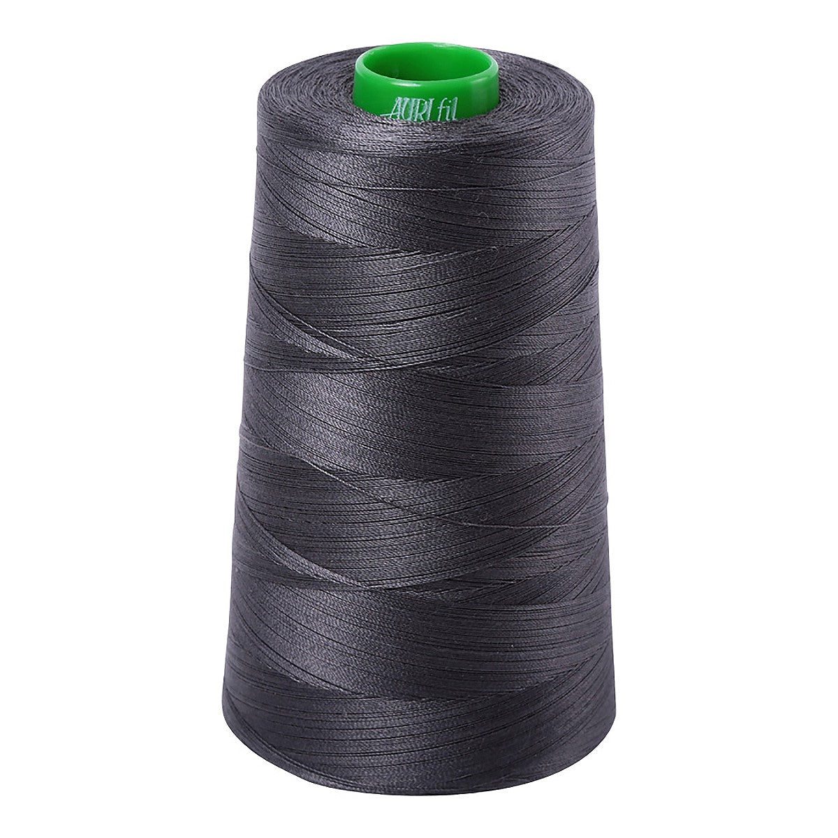 Mako Cotton Embroidery Thread Solid 40wt 5140yds Dark Pewter