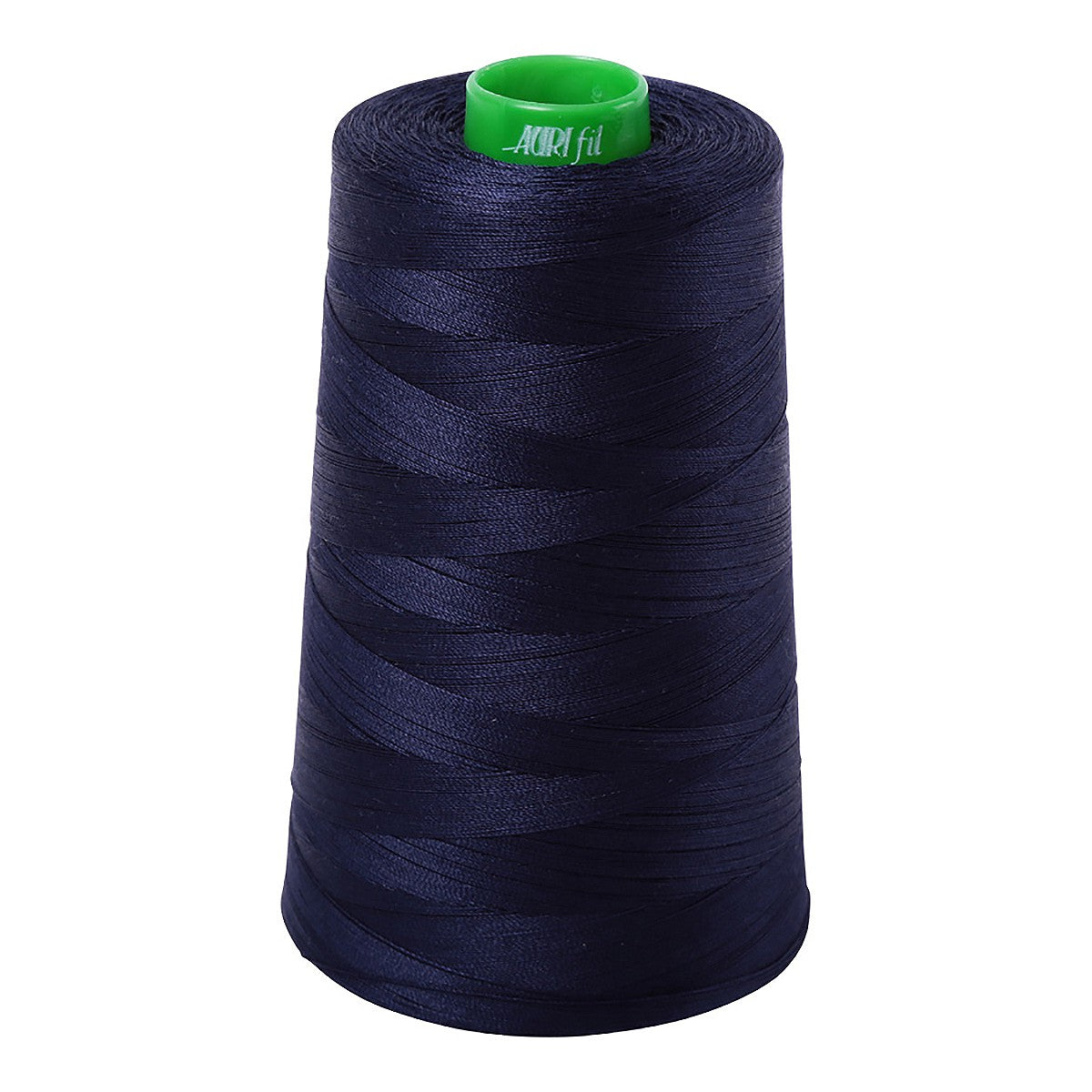 Mako Cotton Embroidery Thread 40wt 5140yds Very Dark Navy
