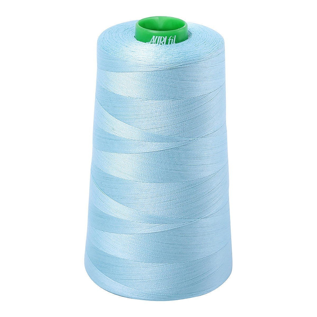 Mako Cotton Embroidery Thread 40wt 5140yds Light Grey Turquoise