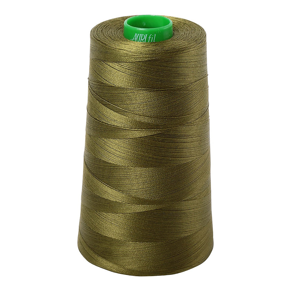 Mako Cotton Embroidery Thread 40wt 5140yds Very Dark Olive