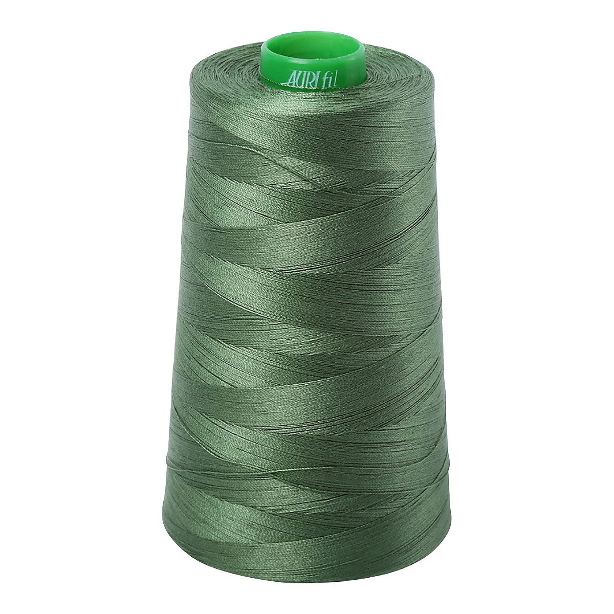 Mako Cotton Embroidery Thread 40wt 5140yds Very Dark Grass Green