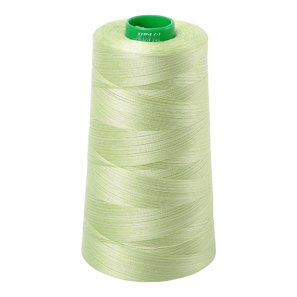 Mako Cotton Embroidery Thread 40wt 5140yds Variegated Light Spring Green