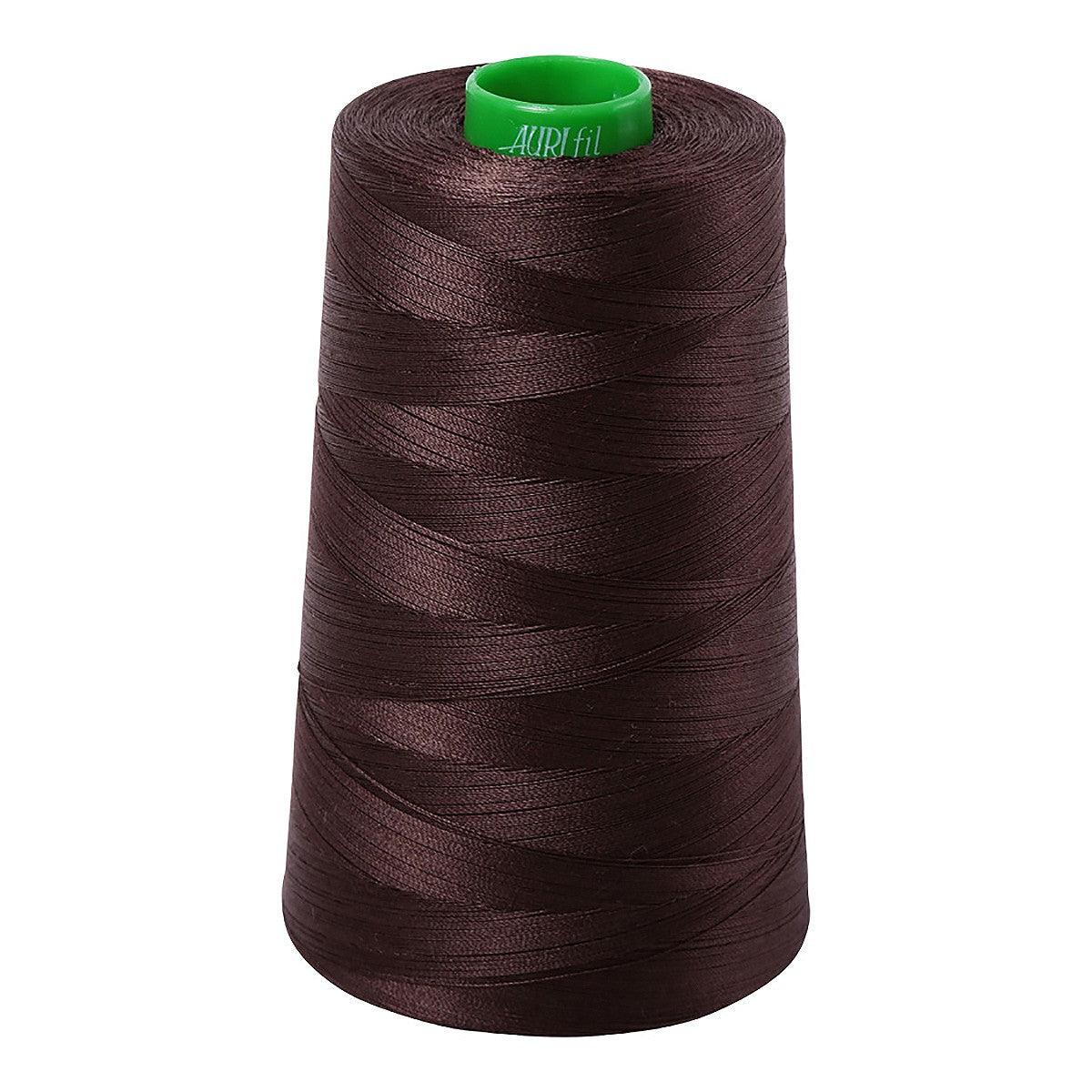 Mako Cotton Embroidery Thread 40wt 5140yds Dark Brown