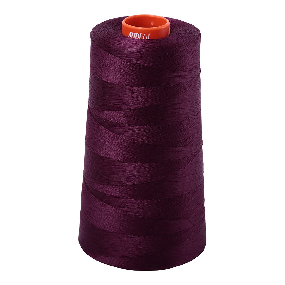 Mako Cotton Embroidery Thread 50wt 6452yds Very Dark Eggplant