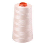 Aurifil Mako 50wt Cotton Thread, 6452yd Cone — 2000 Light Sand