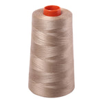 Aurifil Mako 50wt Cotton Thread, 6452yd Cone — 2325 Linen