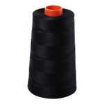 Aurifil Mako 50wt Cotton Thread, 6452yd Cone — 2692 Black