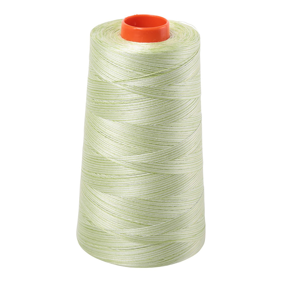 Mako Cotton Embroidery Thread 50wt 6452yds Variegated Light Spring Green
