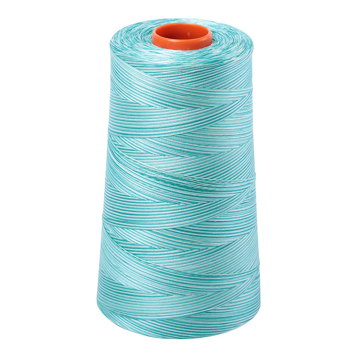 Mako Cotton Embroidery Thread 50wt 6452yds Variegated Turquoise Foam