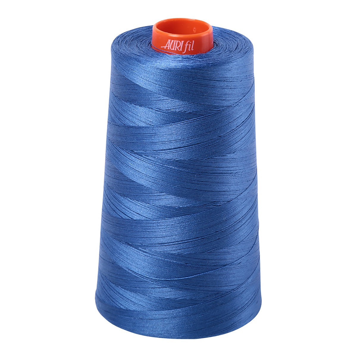 Mako Cotton Embroidery Thread Solid 50wt 6452yds Peacock Blue