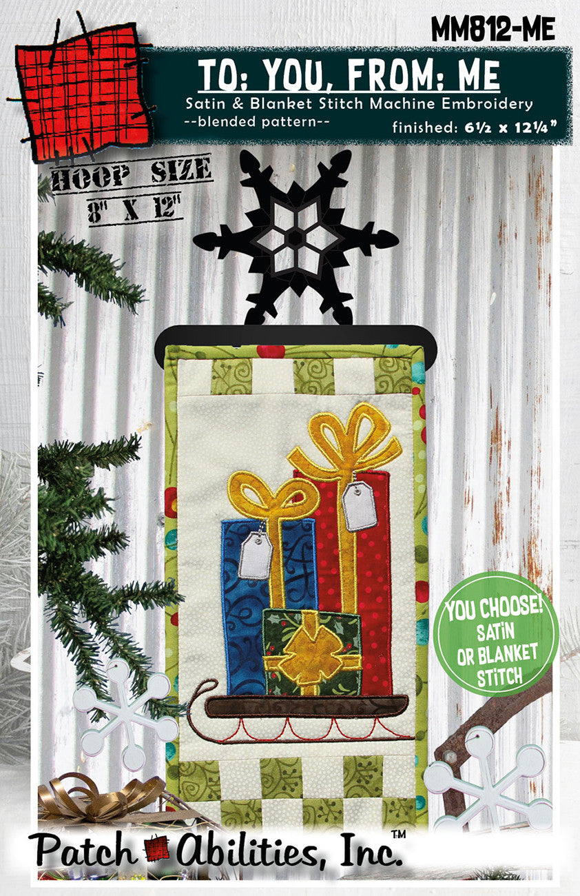 To You From Me Machine Embroidery Version