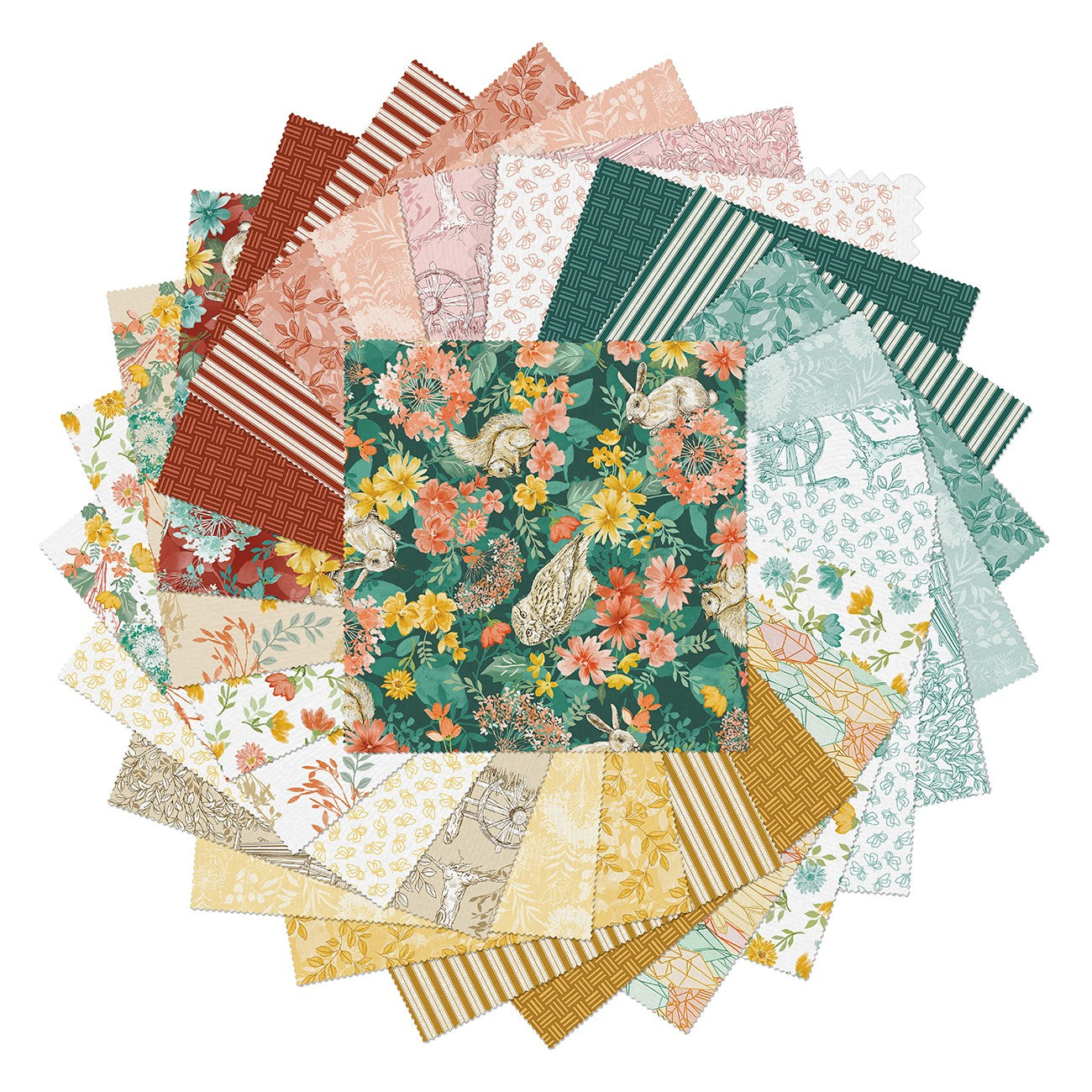 Montgomery-MountainCharm 10in Squares, 42pcs/bundle