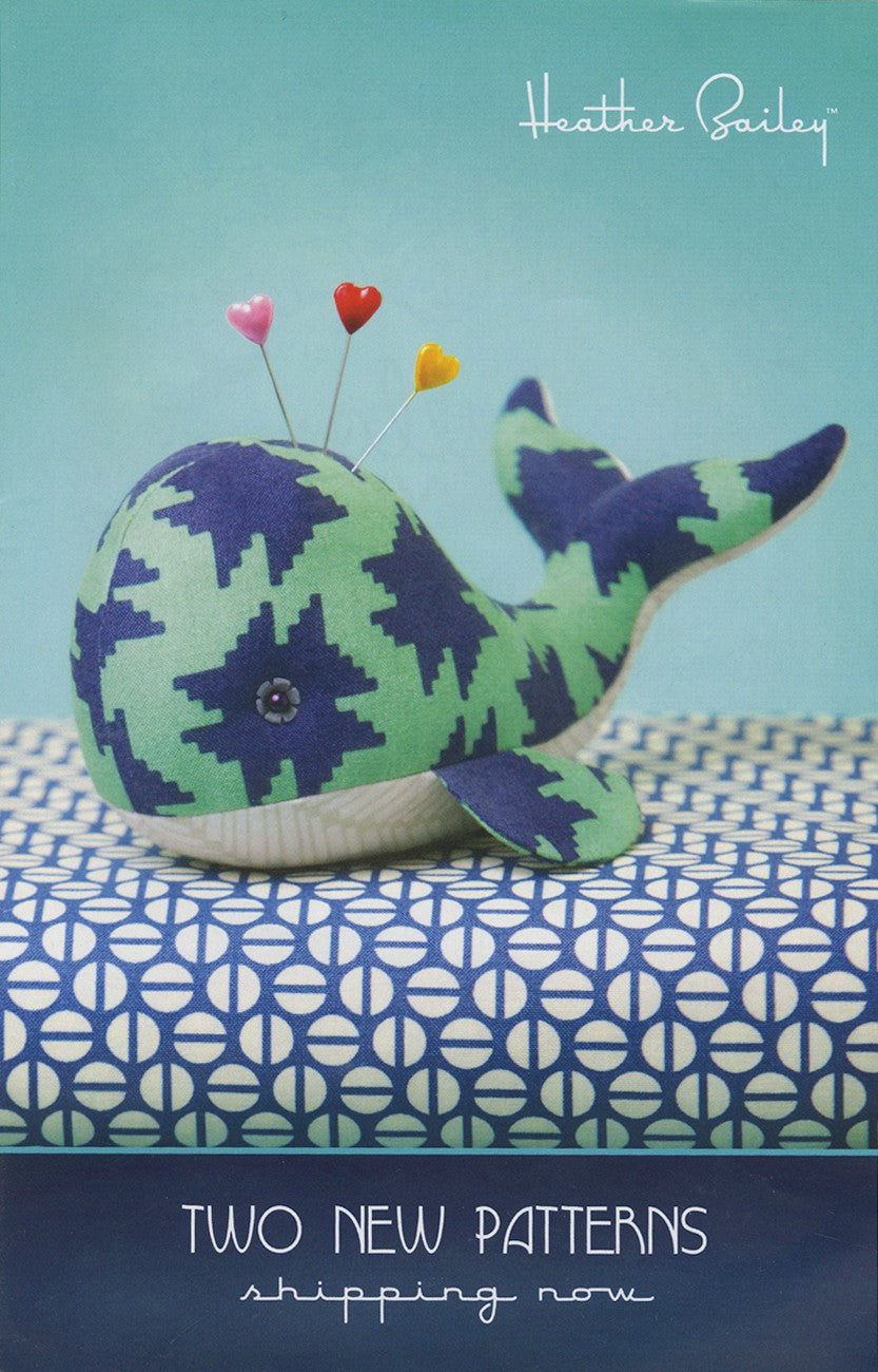 Seymour Spyhop Whale Pincushion