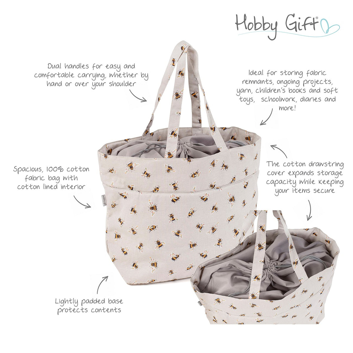 Drawstring Bag Bee