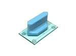 Magnetic Ruler Handle 2in Blue