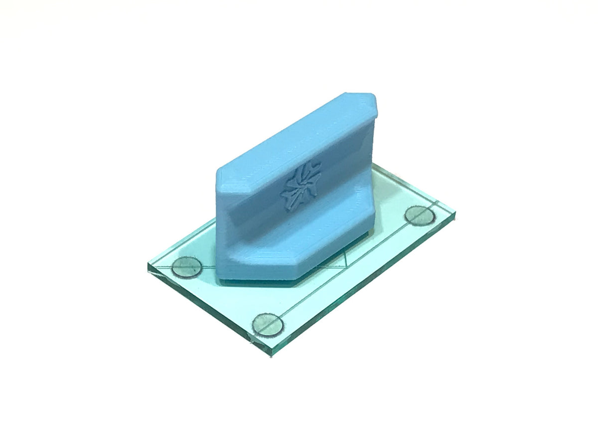 Magnetic Ruler Handle 2in Blue