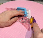Magnetic Ruler Handle 2in Blue
