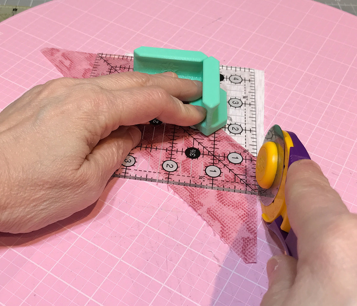 Magnetic Ruler Handle 2in Mint
