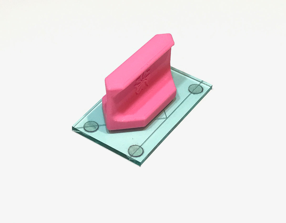 Magnetic Ruler Handle 2in Pink