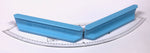 Magnetic Ruler Handle 5in Blue
