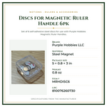 Product Specifications – Discs for Magnetic Ruler Handle 6pk