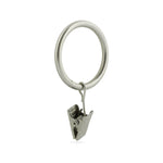 Metal Curtain / Quilt Hangers Antique Nickel 20pk