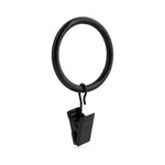 Metal Curtain / Quilt Hangers Black 20pk