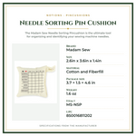 Product Specifications – Needle Sorting Pin Cushion